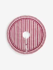 Red Stripe Frill Edge Tree Skirt - Image 4 of 5