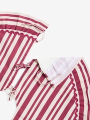 Red Stripe Frill Edge Tree Skirt - Image 5 of 5