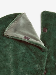 Green Faux Fur Tree Skirt - Image 4 of 4