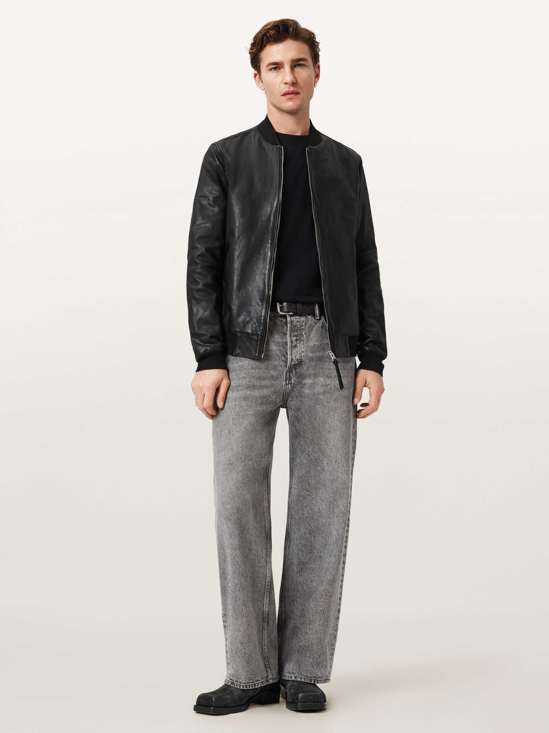Buy AllSaints Black Morten Bomber Jacket from Next USA