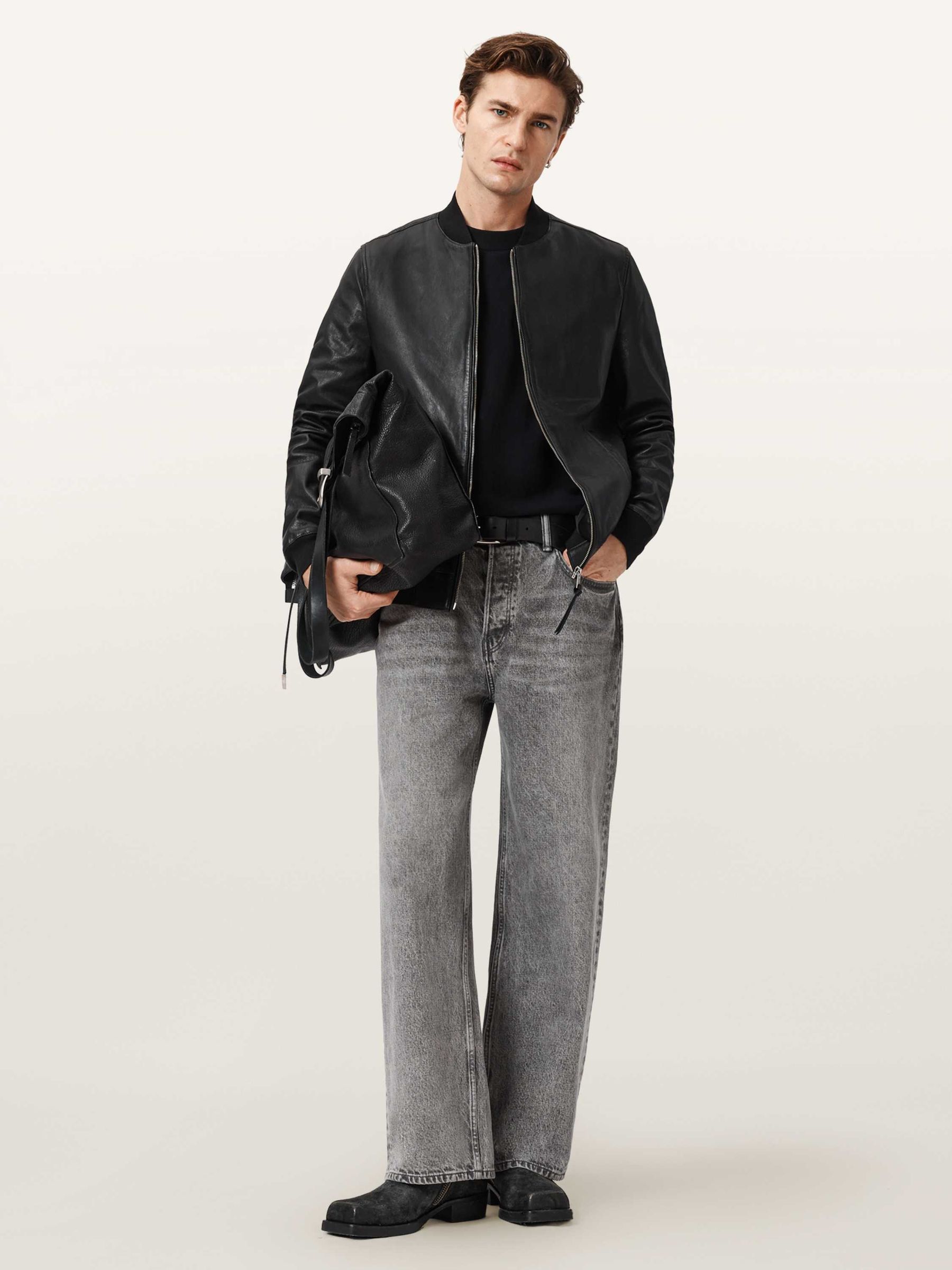 Buy AllSaints Black Morten Bomber Jacket from Next USA