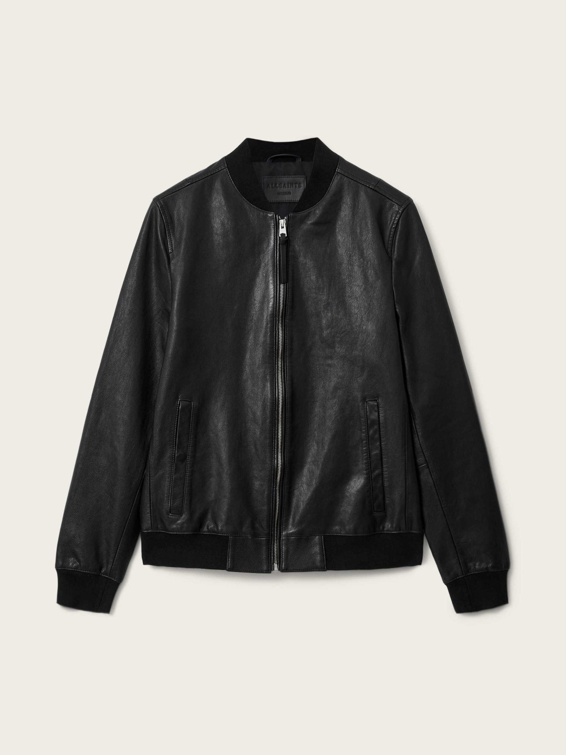 Buy AllSaints Black Morten Bomber Jacket from the Next UK online shop