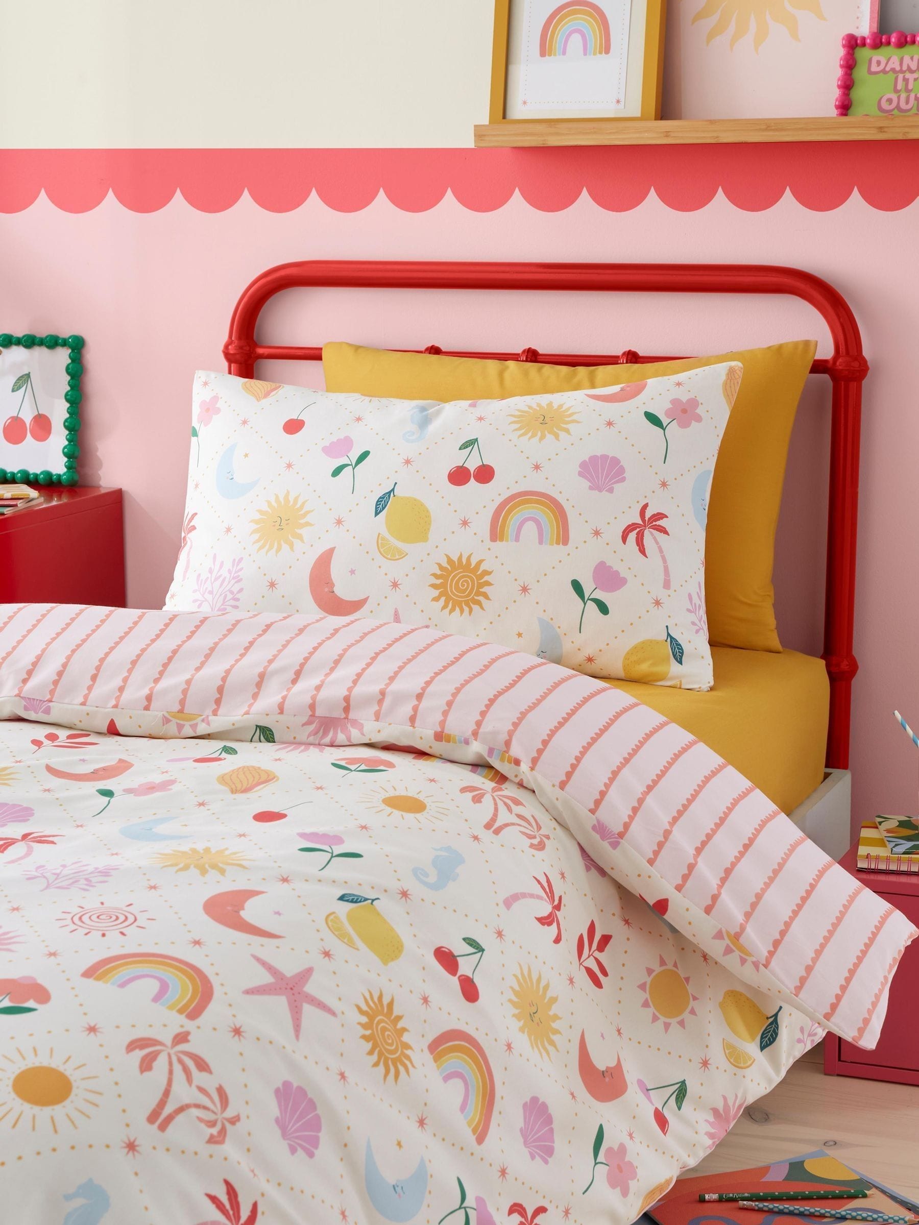 Bedlam Dreamscape Duvet Cover Set Double 200 x 200cm – Easy Care Bedding with Abstract Dreamscape Design, Includes 2 Pillowcases - Image 7