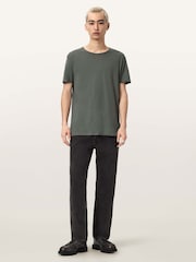 AllSaints Green Figure Short Sleeve Crew Neck T-Shirt - Image 2 of 6