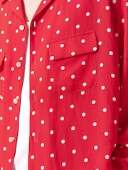 AllSaints Mini Polka Long Sleeve Shirt - Bild 2 von 8