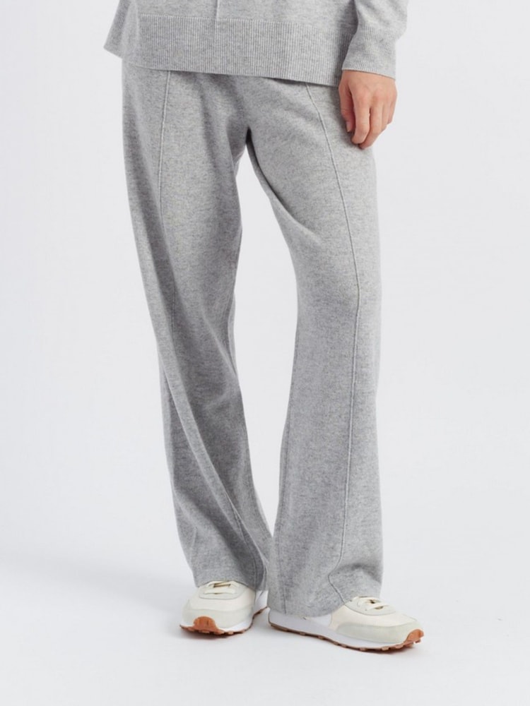 Chinti & Parker Melange Wool Cashmere Wide Leg Trousers - Image 1 of 4