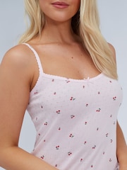 Boux Avenue Pink Pointelle Nightdress - Image 4 of 6