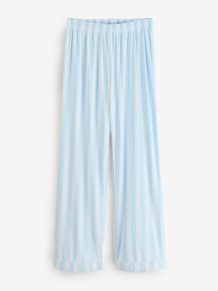 Ensemble Pyjamas Boux Avenue en velours à Rayure - Image 10 de 10