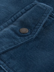 Blue Cord Western Styling Long Sleeve Shirt - Image 6 of 7