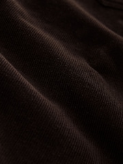 Chocolate Brown Cord Western Styling Long Sleeve Shirt - Image 8 of 9