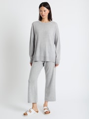 Chinti & Parker Soft Oat Wool Cashmere Light Slouchy Sweater - Image 2 of 3