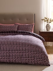 Pink and Brown Geo Reversible Bed Set - Image 1 of 6