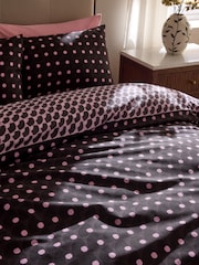 Pink and Brown Geo Reversible Bed Set - Image 3 of 6