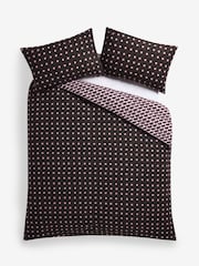Pink and Brown Geo Reversible Bed Set - Image 6 of 6