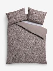 2 Pack Chocolate Brown Trailing Leaf Cotton Bed Set - Image 11 of 11