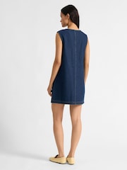 Albaray Blue Denim 4 Pocket Short Dress - Image 2 of 4