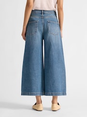 Albaray Blue Denim Culotte Jeans - Image 2 of 4