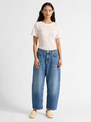 Albaray Blue Barrel Jean Mid Wash Jeans - Image 1 of 4