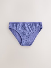 Animal Print Bikini Briefs 5 Pack (3-16yrs) - Image 5 of 9