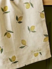 Sophie Allport Lemons Linen Tea Towel - Imagen 2 de 3