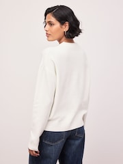 Ecru Supersoft Crew Neck Long Sleeve Jumper - Image 2 of 8