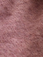 Mauve-Pink - Long Sleeve Crew Neck Knitted Jumper - Bild 7 von 7