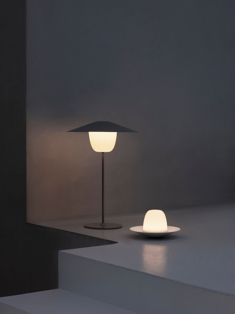 blomus White Portable LED Table Lamp - Image 2 of 6