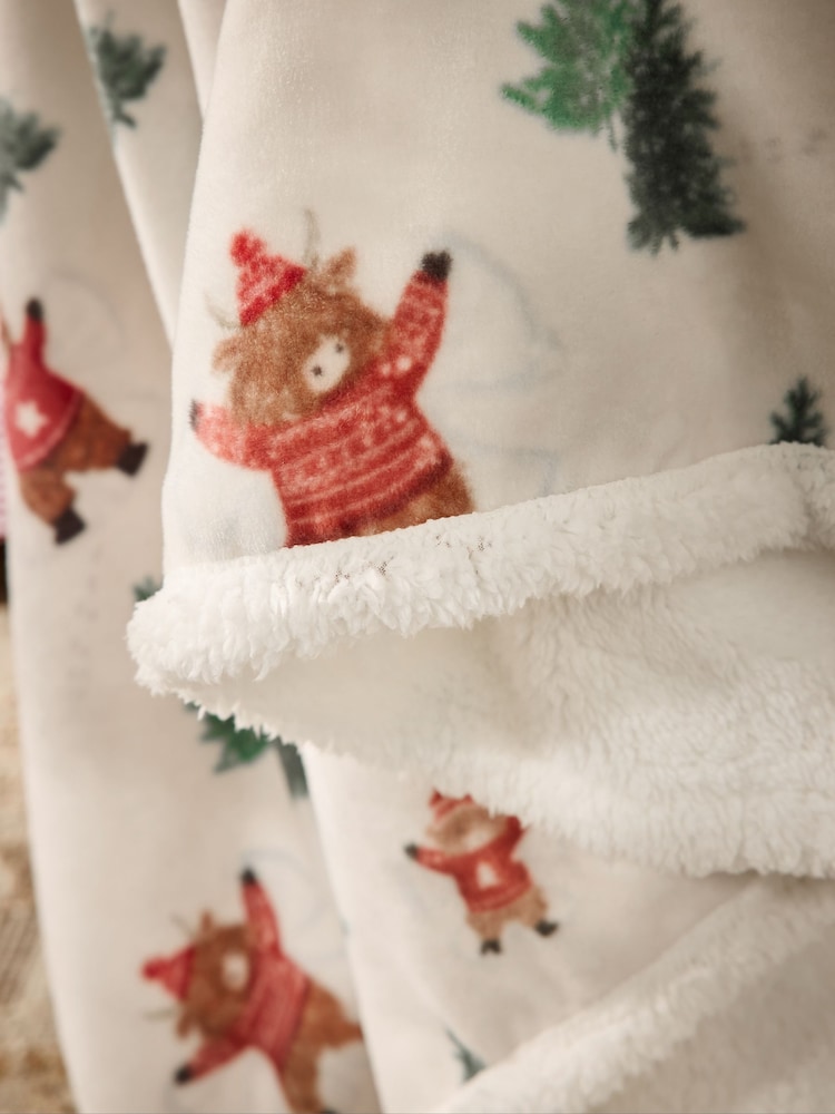 Christmas Hamish Snow Angel Throw - Bild 2 von 7