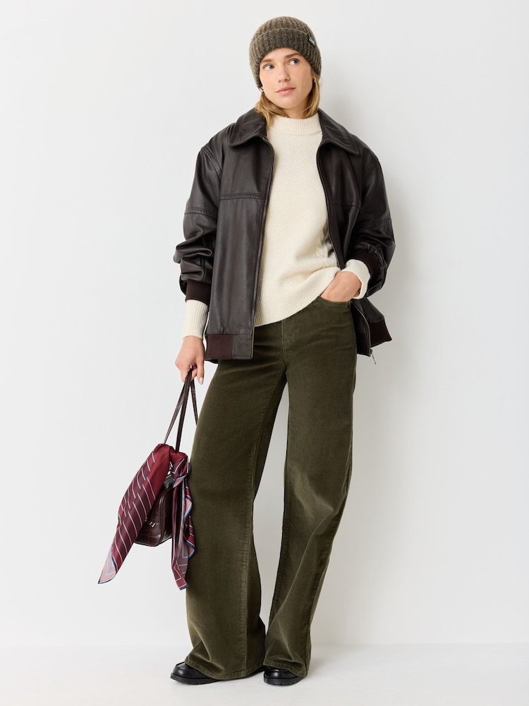 Levi's® Green 318™ Shaping Wide Leg Trousers - Image 1 of 7