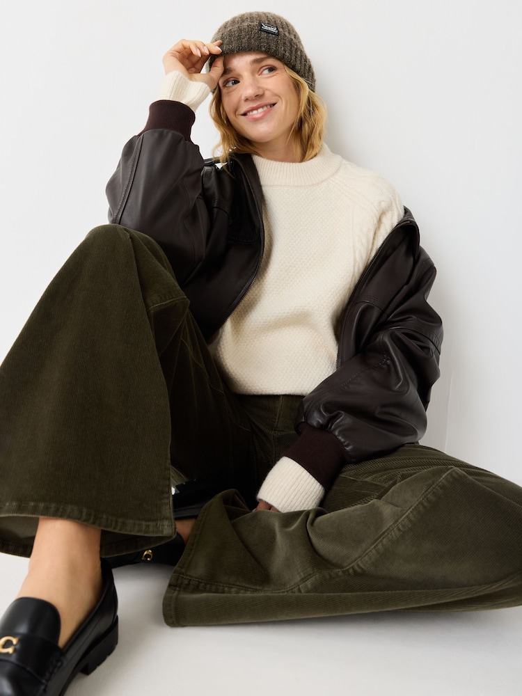 Levi's® Green 318™ Shaping Wide Leg Trousers - Image 2 of 7