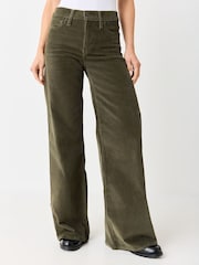 Levi's® Green 318™ Shaping Wide Leg Trousers - Image 3 of 7