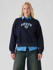 Levi's® Blue Boxy Crewneck Sweatshirt - Image 1 of 3