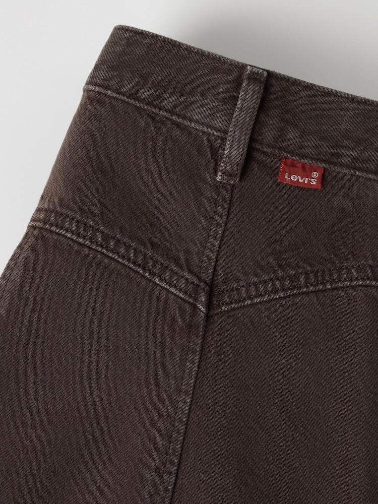 Levi's® Dark  Brown Iconic Western Long Maxi Skirt - Image 6 of 6