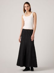 Levi's® Black Fit and Flare Midi Skirt - Image 2 of 6