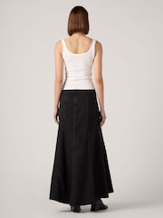 Levi's® Black Fit and Flare Midi Skirt - Image 3 of 6