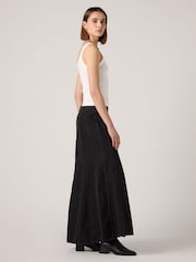Levi's® Black Fit and Flare Midi Skirt - Image 4 of 6