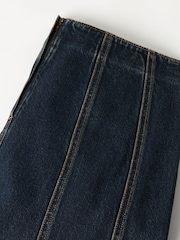 Levi's® Blue Fit and Flare Midi Skirt - Image 6 of 6