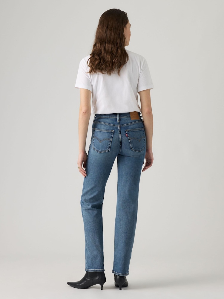 Levi's® Mid Blue Denim 723™ High Rise Straight Jeans - Image 2 of 6 Levi's® Mid Blue Denim 723™ High Rise Straight Jeans - Image 2 of 6