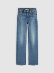 Levi's® Mid Blue Denim 723™ High Rise Straight Jeans - Image 5 of 6