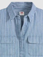 Levi's® Blue Elaine Utility Shirt - Image 5 of 5