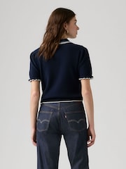 Levi's® Blue Short Sleeve Polo Shirt - Image 2 of 5