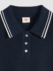 Levi's® Blue Short Sleeve Polo Shirt - Image 5 of 5