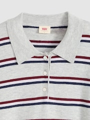 Levi's® Grey Soft Long Sleeve Polo Shirt - Image 5 of 5