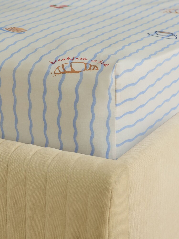 Breakfast In Bed Fitted Sheet and Pillowcase Set - 图片2 / 2