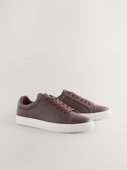 Burgundy Red Smart Casual Longline Trainers - Image 1 of 5