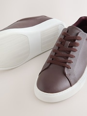 Burgundy Red Smart Casual Longline Trainers - Image 4 of 5