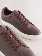 Burgundy Red Smart Casual Longline Trainers - Image 5 of 5