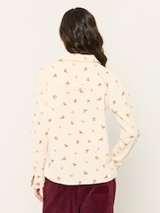 FatFace Beck Ivory Acorn Cord Petite Shirt - Image 2 of 7