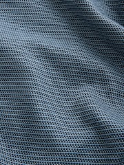 Blue Geo Pattern Polo Shirt - Image 7 of 7