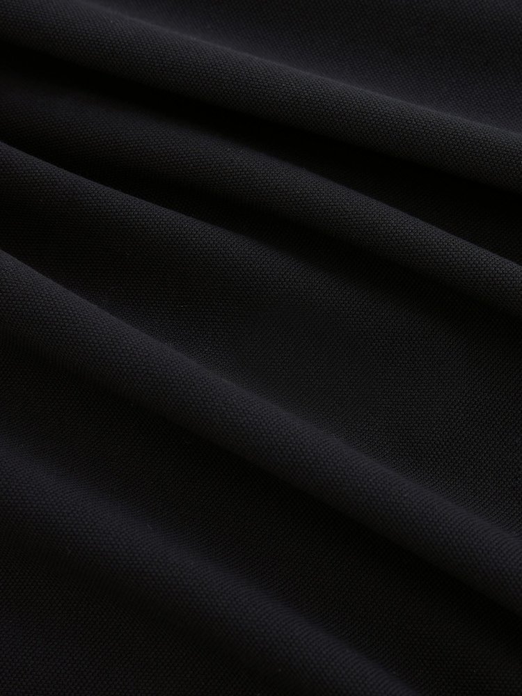 Black Smart Short Sleeve Tipped Polo Shirt - Image 8 of 8